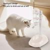 Pet Standing Water Dispenser Feeder Height Adjustable 500ml Capacity Standing Automatic Water Feeder For Puppy