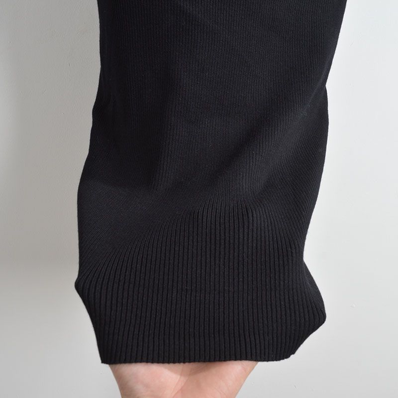 Western Style New round Neck Long sleeve Knitted dress Women clothes Spring and Autumn Slim fit Sexy Hollow Backless Hip Skirt