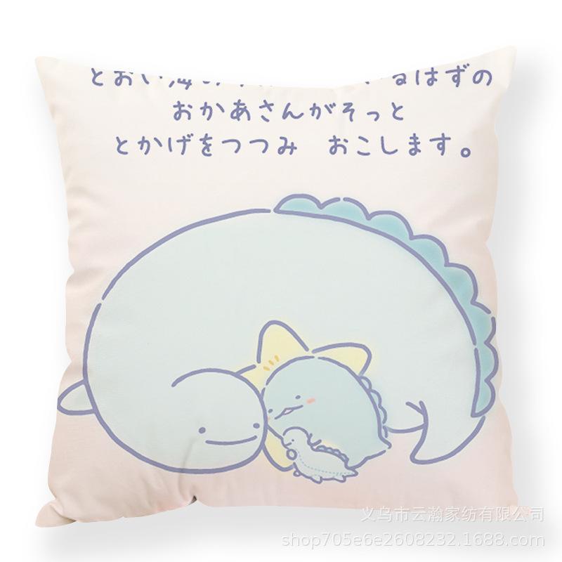 Cartoon Cartoon Corner Creature Pillow Cute Ins Animal Pillow Case Office Waist Rest Premium Durable Quality Useful