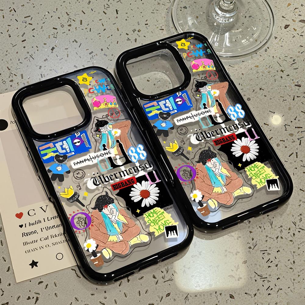 Acrylic Phone Case for iPhone 11 12 13 14 Pro 12 14 16 Pro Max for Samsung A16 A36 A56 S24 FE High-quality Painted Anti-fall Mobile Phone Case