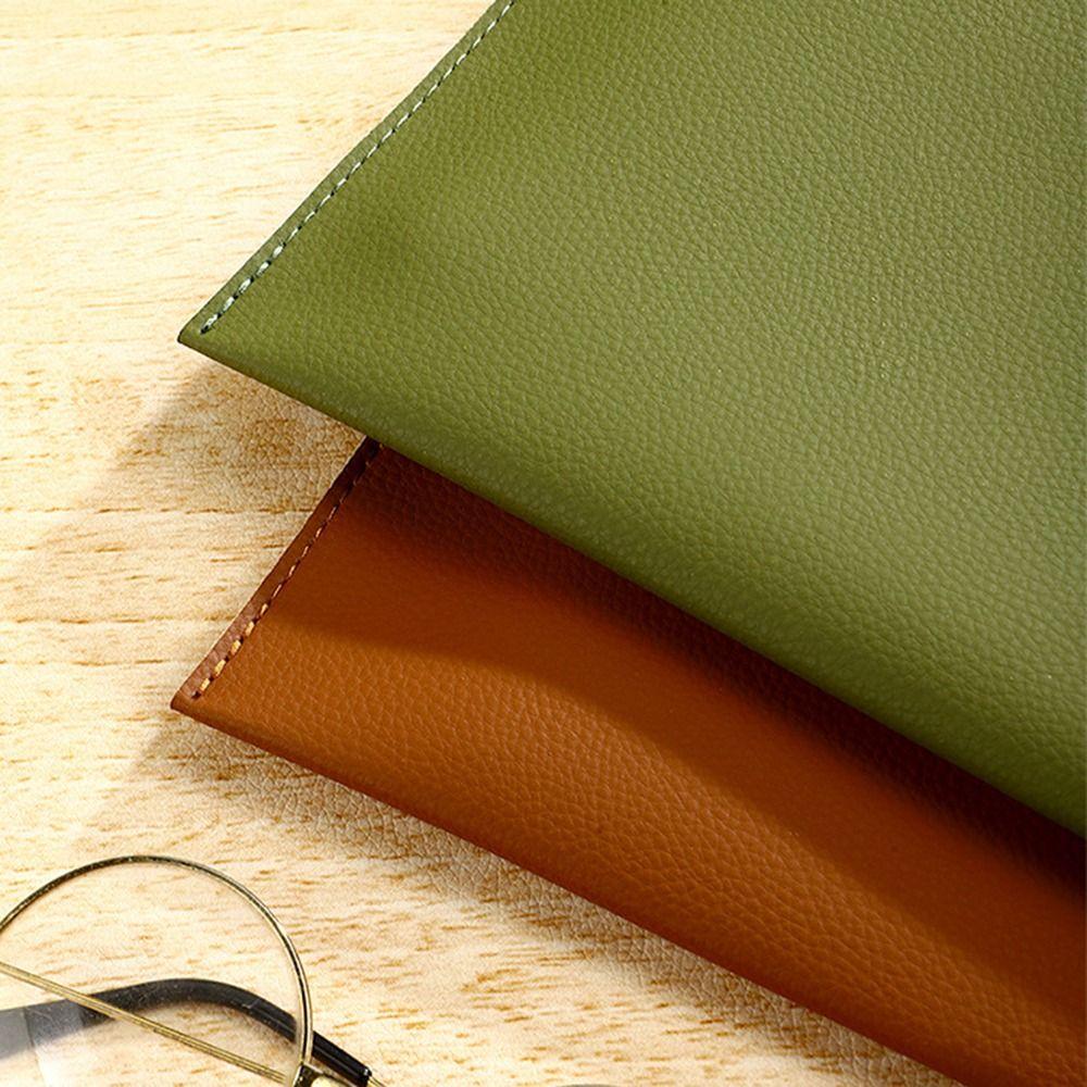 Waterproof Business Leather Document Bag Data Contract Bill File Bag  Stationery Storage