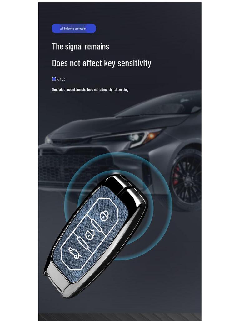 Kompatibel mit JMC Dadi Key Cases von 2023: Zhui Guang Zhe & Quan Neng Zhe Auto Metall Fernbedienung Shell Schnalle.