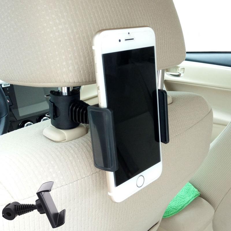 1PC 360 Degree Ratating Car/Truck Back Headrest Phone Mount Holder For Smartphone GPS,360° Rotating Car Headrest Universal