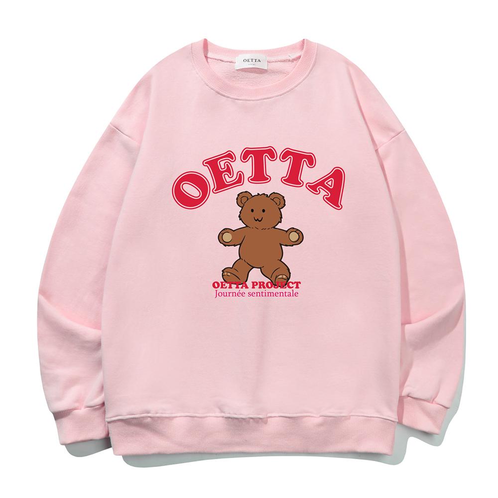Толстовка Yda Cookie с мишкой Тедди, розовая 2Xl