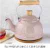 Fuji Enamel Kettle Ash Pink Enamel IH Compatible Cotton 1.6L CTN-1.6KAP