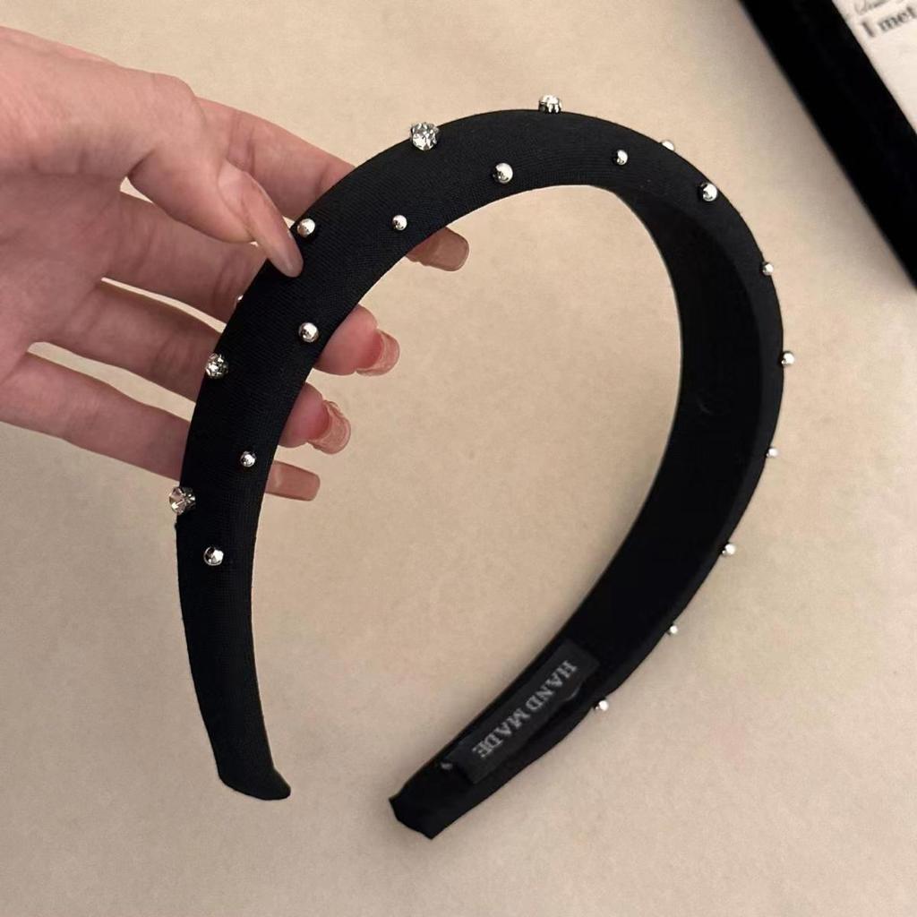 Koreanisches Strass-Tüll-Stirnband: Elegantes, vielseitiges Haaraccessoire für leichten Luxus