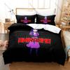 Hi Score Girl Bedding Set Duvet Cover + 2 Pillowcases Retro Arcade Game Haruo Akira 90s Nostalgic Anime Soft Pastel Bedroom