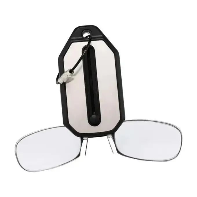 Ultra-Thin Foldable Pince-Nez Reading Glasses with Keychain