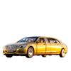 1/32 Toy Car Benz Maybach S650 Extended Edition Metal Toy Alloy Car Diecasts & Toy Vehicles Car Model Light Sound Toys for Children