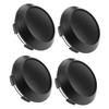 4pz Coprimozzi Centrali Ruota 102mm OD 94mm ID Resistente alla Ruggine Nero Copertura Mozzo Cerchione Veicolo Universale per Auto