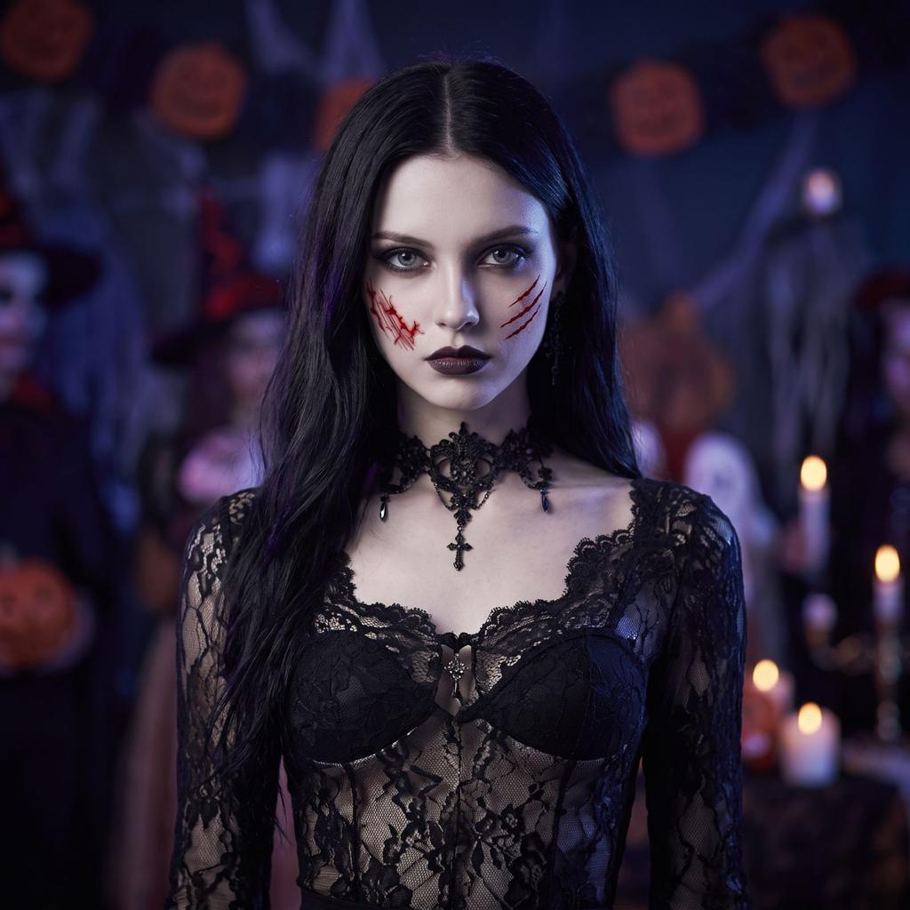 Temporary Stickers for Halloween, Scary Wound Effect Fake Tattoos for Face & Body, 6 Sheets of Scar & Cut Tattoos for Halloween Costume Decoration