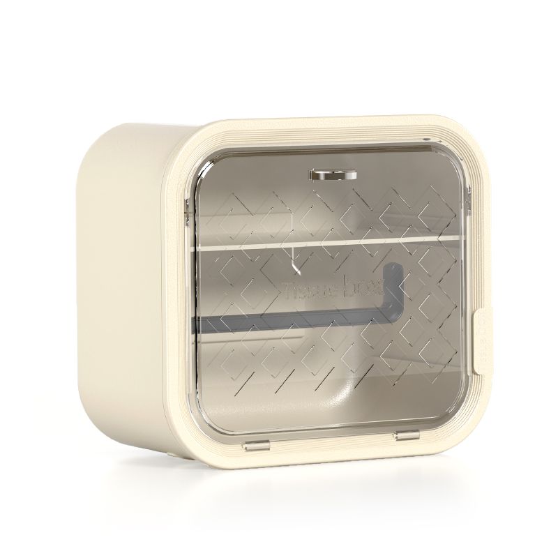 Toilet Tissue Box Toilet Paper Storage Rack Wall Mounted Toilet Tissue Box No Punching Required