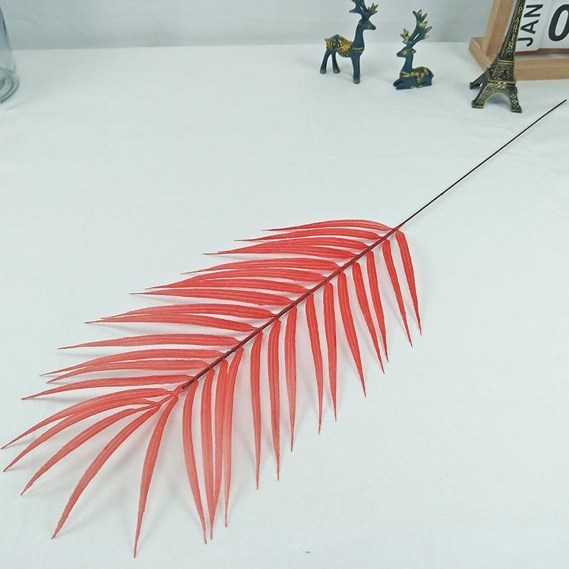 Iron Artificial Tree Leaves Rubber Realistic Greenery Wedding Photo Decor Props