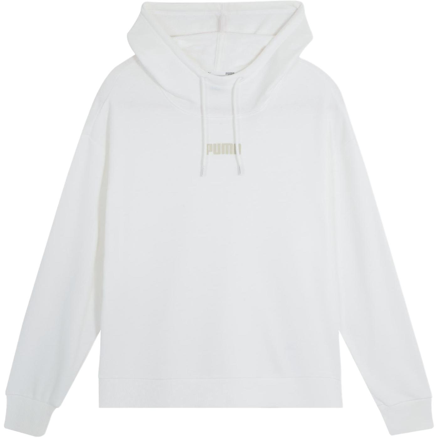 PUMA BASICS HOODIE Sweatshirt Women s White 588793-02 XL