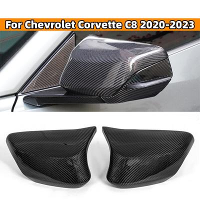 Für Chevrolet Corvette C8 Stingray Z51 Z06 - Paar Auto Rückspiegel Seitenspiegel Abdeckung Flügelkappe Rückspiegel Gehäuse Zierleiste