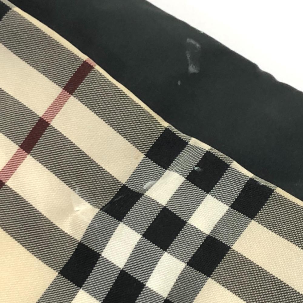 BURBERRY London Hood fur Down vest Nylon Black/SilverHardware