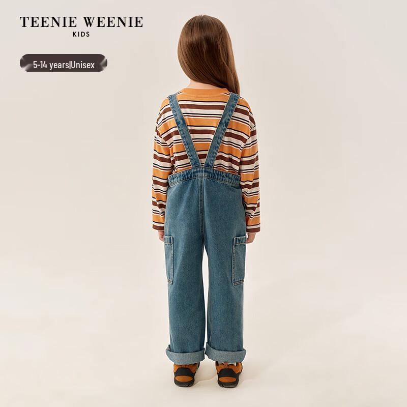 Teenie Weenie Kids Unisex Casual Denim Overalls