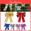 Beautifully Crafted Christmas Bow Ornaments In Vibrant Colors For Tree Decor