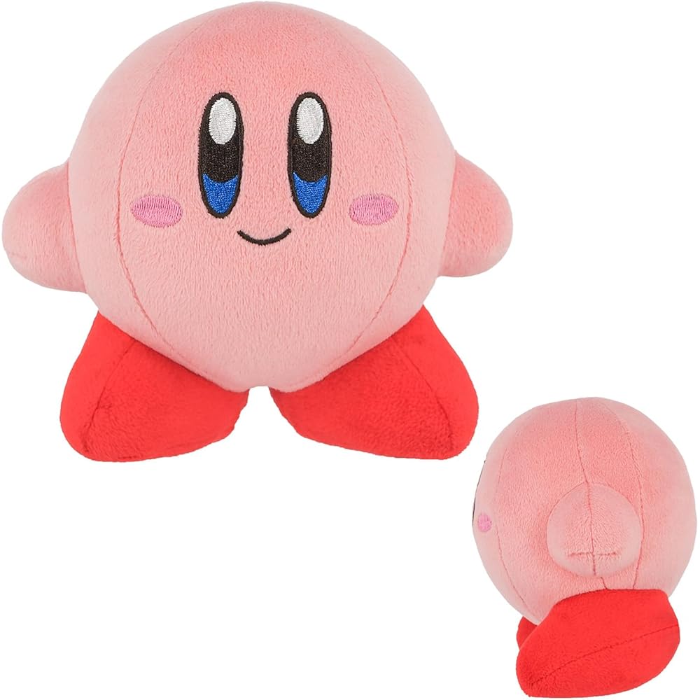 Sanei Boeki Kirby All Star Collection Plush Toy Standard Size 16x11x13cm