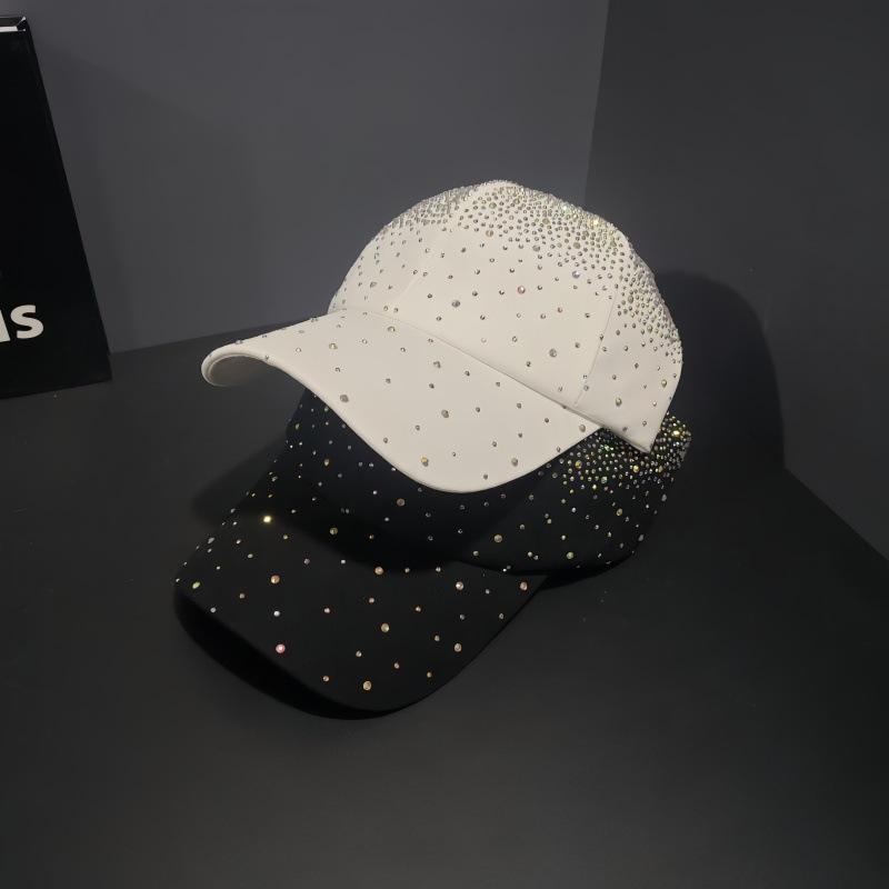 Empty top point drill simple solid color cotton baseball cap for men and women versatile breathable sunshade sun protection sports and leisure too
