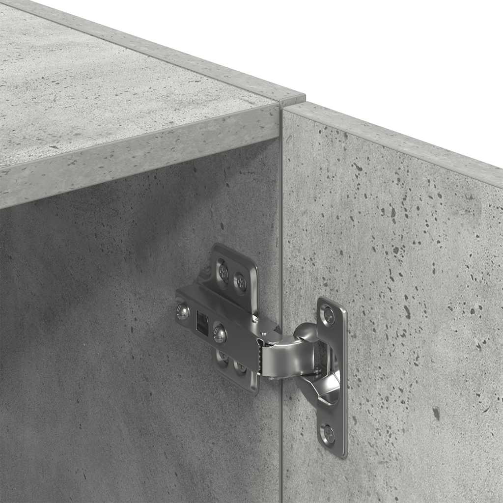 Kitchen Cabinet Concrete Grey 38 x 41.5 x 131.5 cm Engineered Wood
