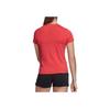 Adidas Three-Stripe Cotton Sports Short Sleeve T-Shirt Women Tops Pink FM6431