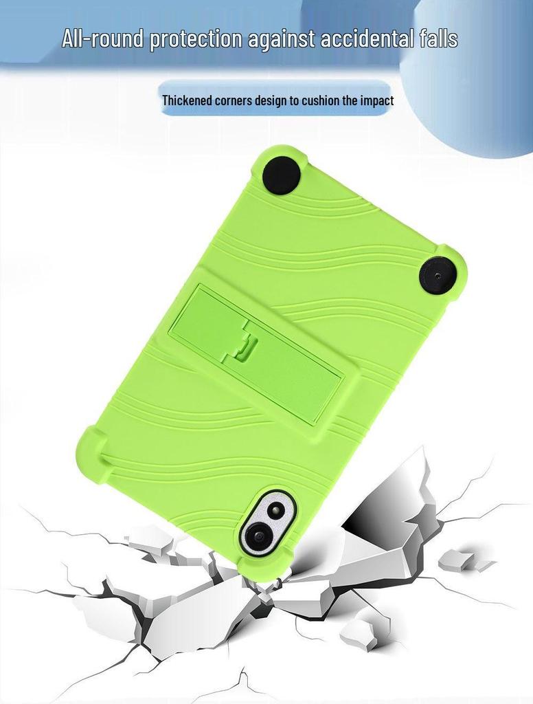TechLife Pad Lite 8 İnç Sıvı Silikon Düşmeye Karşı Korumalı Standlı Kılıf