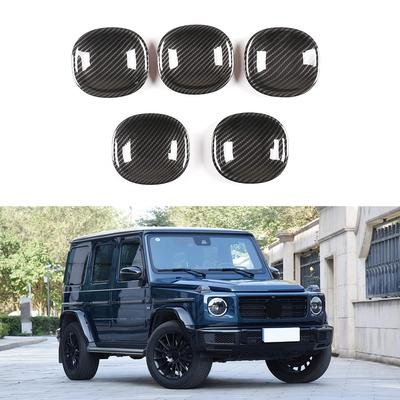 For Benz G-Class W463 ABS Carbon Exterior Door Handle Bowl Cover Trim 2019-2023