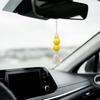 Handmade Heart Tassel Car Hanging Ornament - French Retro Style Woven Mirror Pendant, Bohemian Romantic Gift
