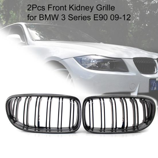 

2Pcs Front Kidney Grille 51137201969 51137201970 for BMW 3 Series E90