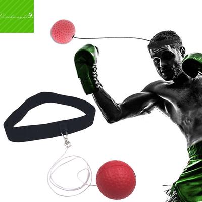 Balle de Combat avec Bandeau de T/ête,Ballon de Boxe pour La Formation de Vitesse R/éflexe Punch Exercice Entra/înement