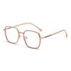 Fashionable Large Frame Anti-blue Light Myopia Glasses Female Internet Celebrity Versatile Big Face To Look Slimming Trendy75022