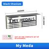 Factory Direct Custom Large Wall Hanger Metal Medal Display Rack for Bulk Medals & Awards Storage