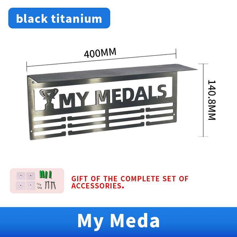 Factory Direct Custom Large Wall Hanger Metal Medal Display Rack for Bulk Medals & Awards Storage