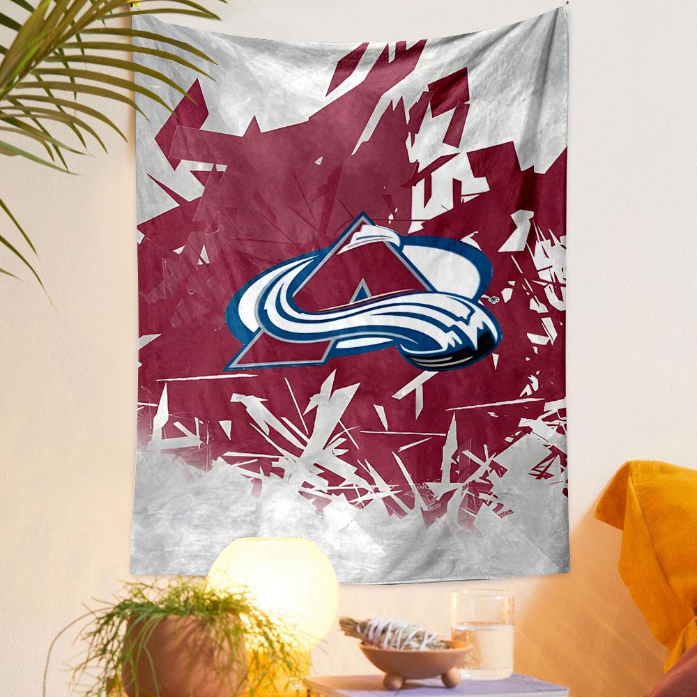 SV Sandhausen Logo Design Patterned Tapestry Decorative Wall Hanging, Home Bedroom Living Room Decor