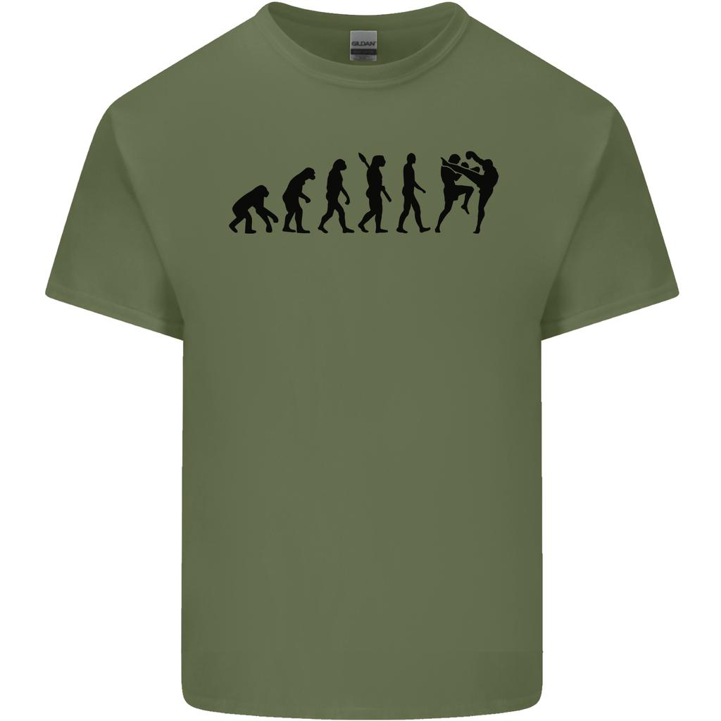 Muay Thai Evolution Contact Martial Arts MMA Unisexs Light Cotton TShirt