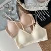 Traceless Small Breasts Gather and Close Secondary Breasts, Anti-sagging Jelly Strips, Soft Support, Thin Shoulder Straps, No Steel Ring Bra.