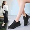 Spring and Summer New Fly Woven Elastic Socks Women's Shoes Casual Flat Bottom