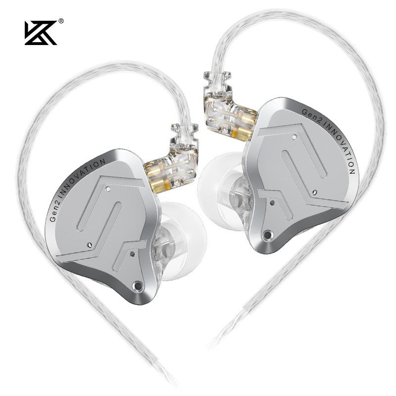 KZ ZSN PRO 2 Wired Earphones 1BA+1DD Hybrid Drive IEM In Ear Monitor Earbuds HiFi Bass Sport Headphones Gaming Headset With Mic