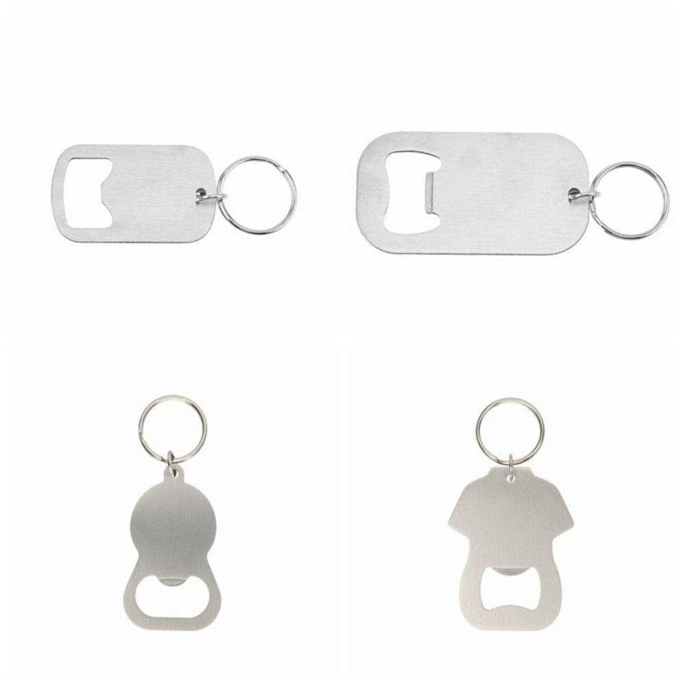 Simple Bottle Opener Keychain Stainless Steel Portable Bottle Opener  Daily Carry