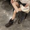 Fairy Wind Short Boots Women's 2025 New Summer Super Fire Handsome Versatile Small Thick-soled Fried Street Trousers Boots