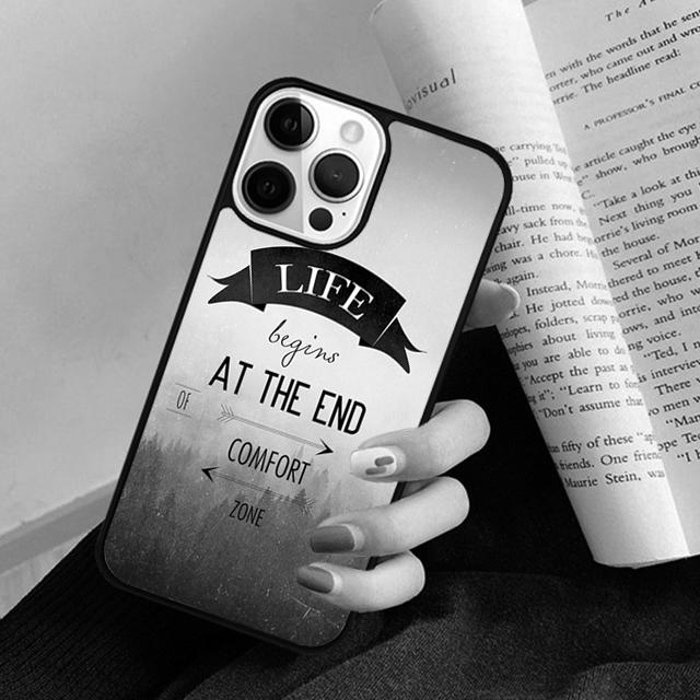 Beautiful Life Inspirational Quote Phone Case Cover for iPhone 17 Air 16 15 14 13 11 12 Pro Max Plus Fundas
