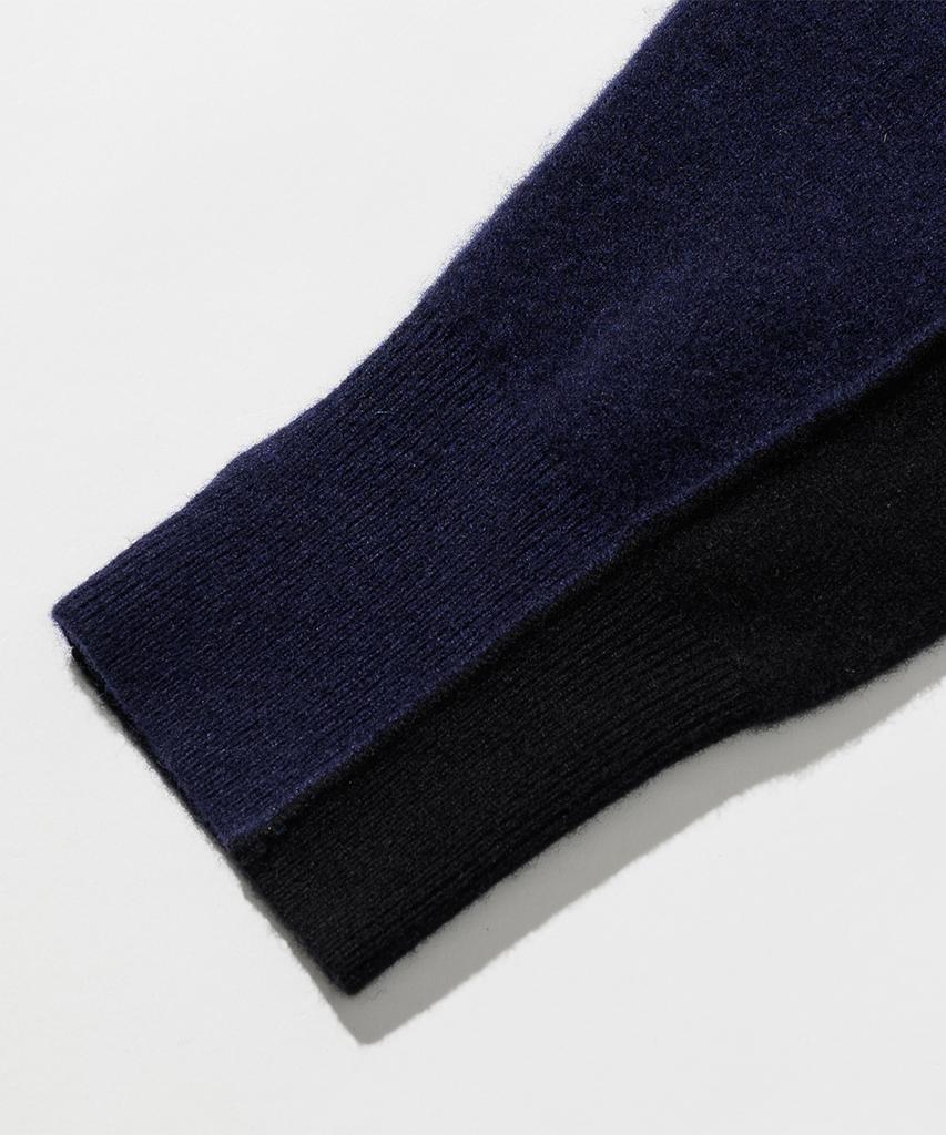 INTEMPOMOOD Half And Half Knit_Navy