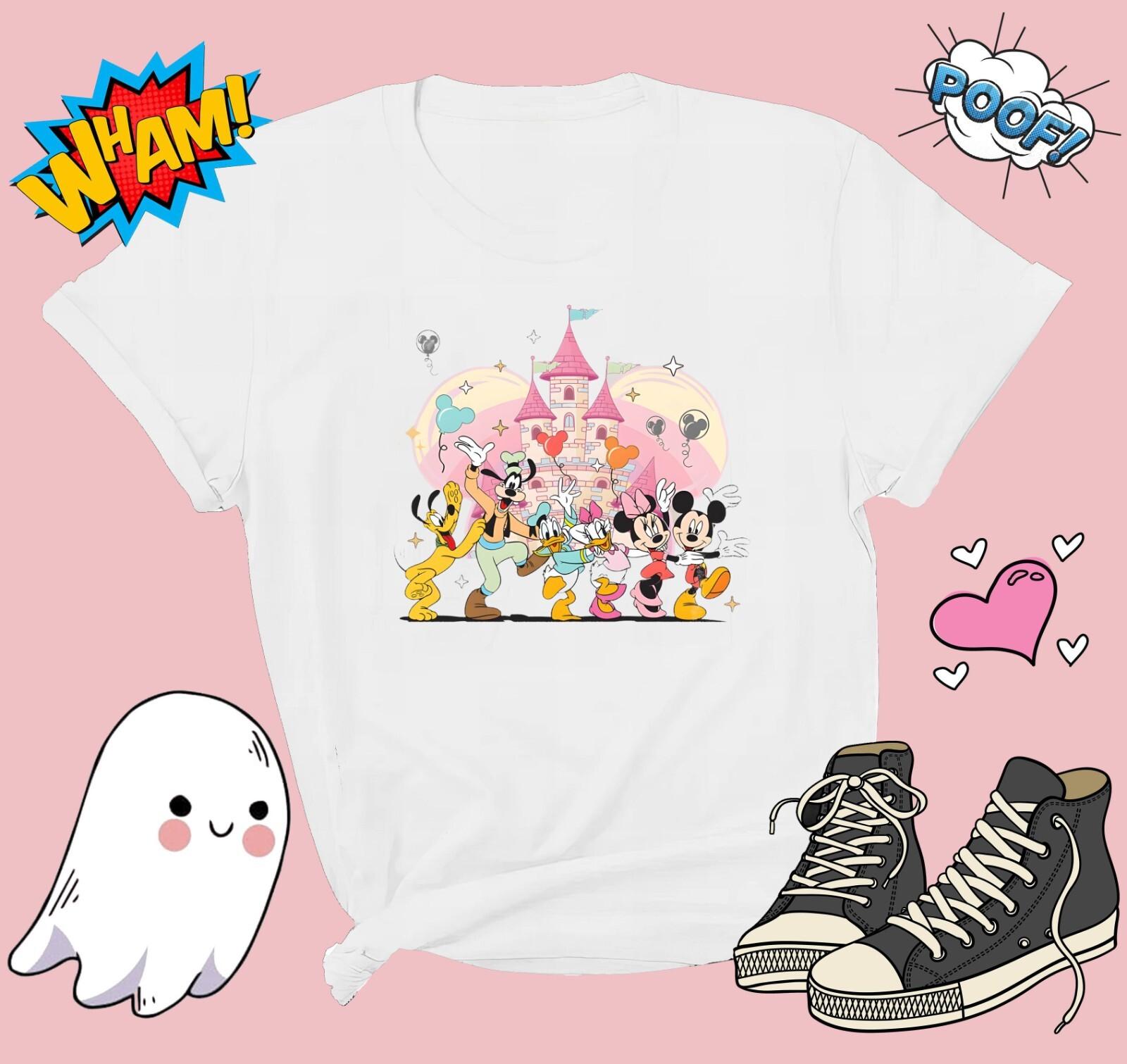 Disney Mickey Friends T-shirt T shirt Men Women Unisex Tshirt G638 M