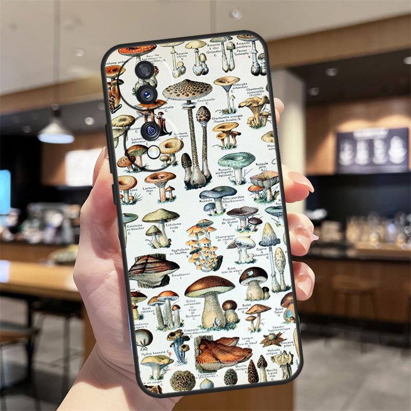 Mushroom Forest Cover For Huawei P30 P50 Pro P20 P40 Lite P Smart 2019 Nova 5T Honor X9a 50 70 X7 X8 Case