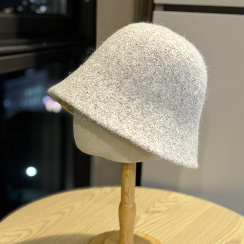 Women Fashion Vintage Fisherman Hats Versatile Cap Spring Felt Hat 6 Colors Foldable Hat 2025 New Autumn Winter Wool Bucket Hat