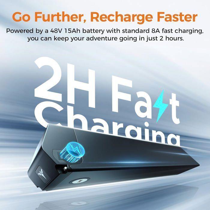 Vélo Électrique - ENGWE Engine Pro 3.0 Boost - Batterie 48 V 15 Ah - Autonomie 130 Km - Freins Hydrauliques