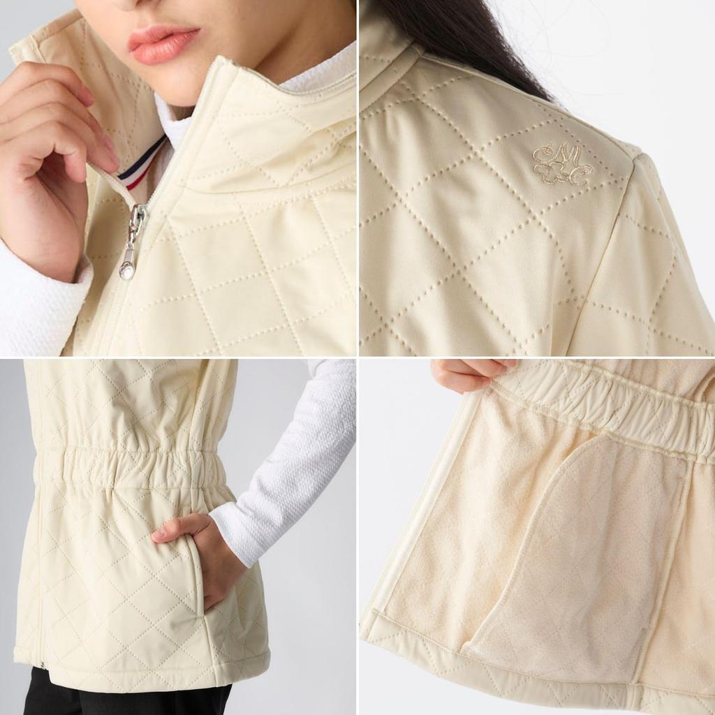 Marie Claire Women's Short Sleeve Quilted Blouson 735454 OWTL