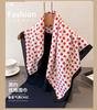 Spring and Summer Vitality Pure Cotton Small Square Scarf High-end Printed Silk Scarf Headscarf Shawl Scarf Women's Professional Scarf Scarf Scarf