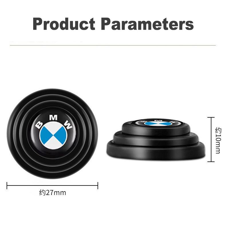 Car Door Silicone Anti Shock Pad Trunk Sound Insulation Thickening Cushion Stickers For BMW 1 3 5 Series G20 F30 E60 E46 F48 G01